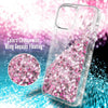 For iPhone 12, 12 Pro Max,12 Mini Case Shockproof Glitter Liquid Bling TPU Cover