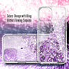 For iPhone 12, 12 Pro Max,12 Mini Case Shockproof Glitter Liquid Bling TPU Cover