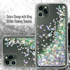 For iPhone 12, 12 Pro Max,12 Mini Case Shockproof Glitter Liquid Bling TPU Cover