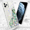 For iPhone 12, 12 Pro Max,12 Mini Case Shockproof Glitter Liquid Bling TPU Cover