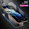 For Iphone 11, 11 Pro, 11 Pro Max, XS, XS Max, XR Front Tempered Glass + 9H Back Screen Protector