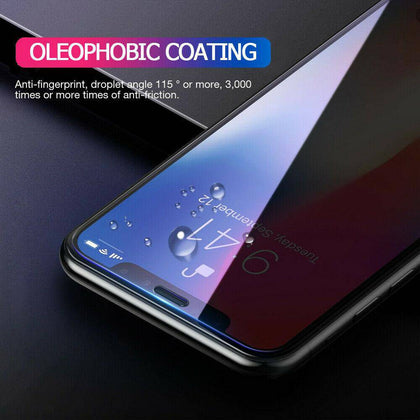 For iPhone 11, 11 Pro Max, XS Max, XR Full Cover Front Tempered Glass+Back Screen Protector - Place Wireless