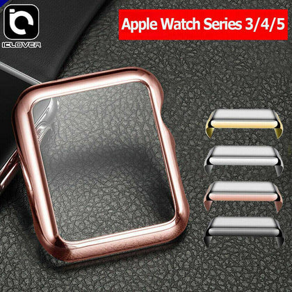 iWatch 40/44mm Screen Protector Case Snap On Cover for Apple Watch Series 5/4/3 - Place Wireless