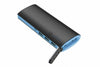 900000mAh Portable Power Bank 3 USB LED Fast External Backup Battery Phone Pack