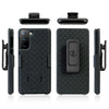 for Samsung Galaxy S21, S21 ULTRA 5G Slim Strong Belt Clip Holster Black Case