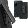 for Samsung Galaxy S21, S21 ULTRA 5G Slim Strong Belt Clip Holster Black Case