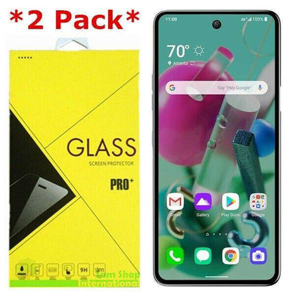 2Pack Premium 9H Tempered Glass Screen Protector For LG K92 5G - Place Wireless