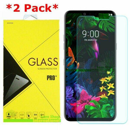 2-Pack Case Friendly Premium Tempered Glass Screen Protector For LG G8 ThinQ - Place Wireless