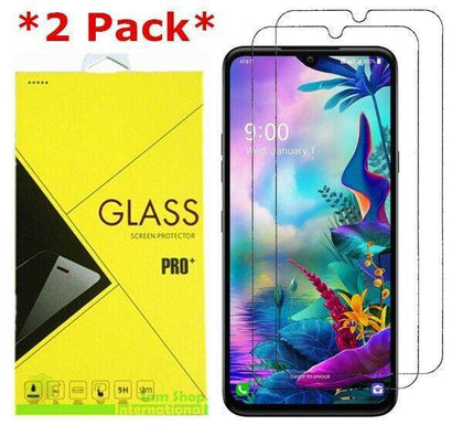 2-Pack Premium Tempered Glass Screen Protector Film Cover For LG G8X ThinQ - Place Wireless