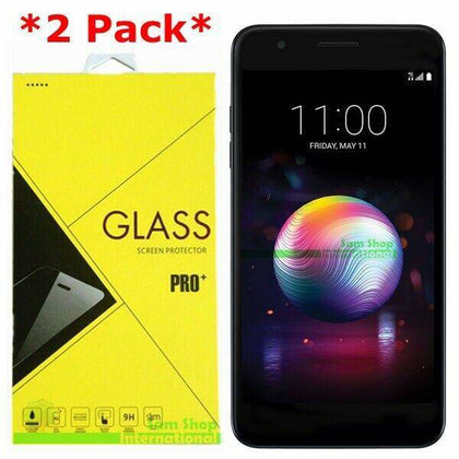 2-Pack Premium Tempered Glass Screen Protector For LG K30/K10 2018/K10+/K10a - Place Wireless