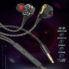 HIFI Super Bass Headset In-Ear Earphone Stereo Earbuds Headphone Wired with Mic