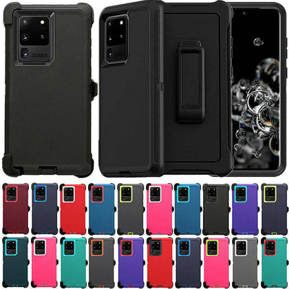For Samsung Galaxy Note 20 20 Ultra Defender Hard Case Cover Clip Fits OtterBox - Place Wireless