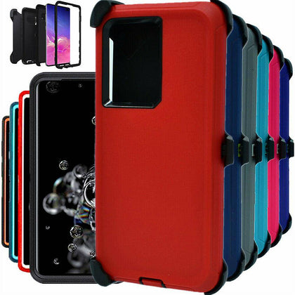 For Samsung Galaxy Note 20 20 Ultra Defender Hard Case Cover Clip Fits OtterBox - Place Wireless