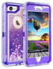 For iPhone 11 Pro Max  6S 7 8 Plus XS Max XR Defender Liquid Glitter Case fits Otterbox Clip