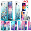 For Samsung Galaxy A10E A20 A50 A30 A51 A71 A20S Case Glitter TPU Cover+Screen Protector