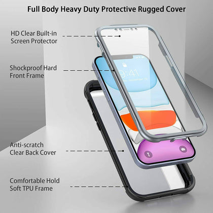 For iPhone 12 Mini 12 Pro Max Case Cover Shockproof Waterproof Screen Protector - Place Wireless