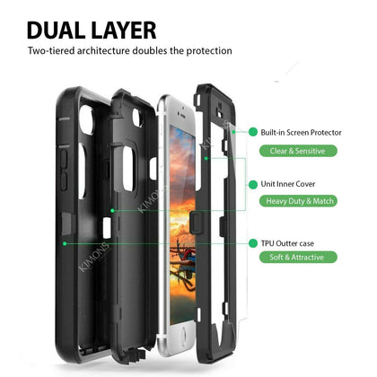 iPhone 12 Mini Pro Max 6 7 8 11 Plus XS XR X SE Shockproof Defender Case Cover - Place Wireless