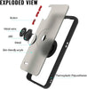 For LG K22 K32 + 5G Case Ring Kickstand Shockproof Cover +Glass Screen Protector