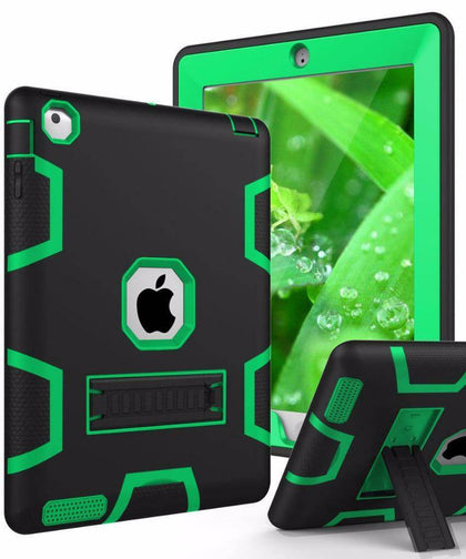 Kids ShockProof Armor With Built In Kick Stand Case Cover For iPad 2 3 4 Air 1 2 - Place Wireless