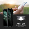 For Iphone 11, 11 Pro, 11 Pro Max, XS, XS Max, XR Anti Spy Front+Back Tempered Glass Screen Protector Film