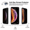 For Iphone 11, 11 Pro, 11 Pro Max, XS, XS Max, XR Anti Spy Front+Back Tempered Glass Screen Protector Film