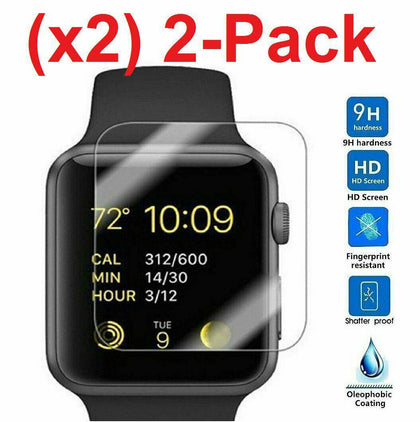 2 PACK Tempered Glass Screen Protector For Apple Watch Series 2 38mm 42mm - Place Wireless
