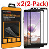 [2 Pack] For LG Stylo 5 / 6 Plus Full Coverage Tempered Glass Screen Protector