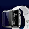 For Apple Watch Series 5 40/44mm Soft Clear Bumper Case Full Screen Cover Protector