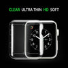 For Apple Watch Series 5 40/44mm Soft Clear Bumper Case Full Screen Cover Protector