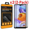 [2 Pack] For LG Stylo 5 / 6 Plus Full Coverage Tempered Glass Screen Protector