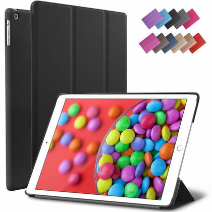 For iPad Air 1/2/3 Case Shockproof Folding Folio Magnetic Cover Auto Sleep/Wake - Place Wireless