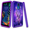 For LG K40, LG LMX420LG Harmony 3, LG Solo LTE (2019), LG Solo LTE L432DL, LG Xpression Plus 2
 Graphic Shockproof  Full-Body Hybrid Case