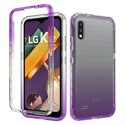 For LG K22/LG K22 Plus/LG K32 Full-Body Case With Built-in Screen Protector