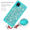 For LG K22 K32 5G Glitter Bling Shinny Hybrid Case Cover+Tempered Glass