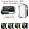 For Apple Watch 4 3 2 1 TPU Case Cover Screen Protector iWatch (38/42mm 40/44mm)