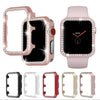 For Apple Watch Series 1/2/3/4 Diamond Bling Metal Crystal iWatch Protector Case