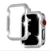 For Apple Watch Series 1/2/3/4 Diamond Bling Metal Crystal iWatch Protector Case