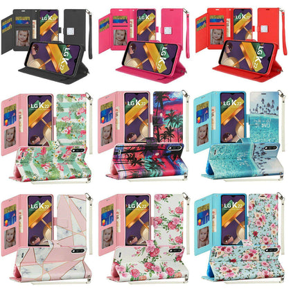 For LG K22 / K22+ / LG K32 (2020) Wallet Pouch Case Phone Cover