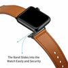 40/44mm Luxury Leather iWatch Strap for Apple Watch Band Series 5 4 3 2 38/42mm