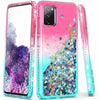 For Samsung Galaxy S20 FE/Note 20/20 Ultra Case Liquid Bling Glitter Phone Cover