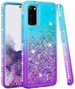 For Samsung Galaxy S20 FE/Note 20/20 Ultra Case Liquid Bling Glitter Phone Cover
