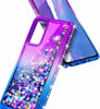 For Samsung Galaxy S20 FE/Note 20/20 Ultra Case Liquid Bling Glitter Phone Cover