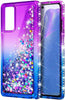 For Samsung Galaxy S20 FE/Note 20/20 Ultra Case Liquid Bling Glitter Phone Cover