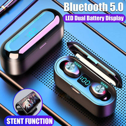 IPX6 Bluetooth 5.0 Headset TWS Wireless Earphones Mini Earbuds Stereo Headphones - Place Wireless