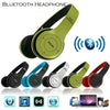 Wireless Headphones Bluetooth Over Ear Foldable Stereo Noise Cancelling Headset