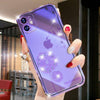 Shockproof Plating Clear Pattern Case For iPhone 12 11 Pro Max XR 7 8 Plus Cover