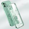 Shockproof Plating Clear Pattern Case For iPhone 12 11 Pro Max XR 7 8 Plus Cover