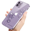 Shockproof Plating Clear Pattern Case For iPhone 12 11 Pro Max XR 7 8 Plus Cover