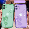 Shockproof Plating Clear Pattern Case For iPhone 12 11 Pro Max XR 7 8 Plus Cover