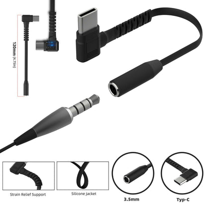 For Samsung Galaxy Note20/20 Ultra Type C Headphone Adapter Jack to 3.5mm Cable - Place Wireless